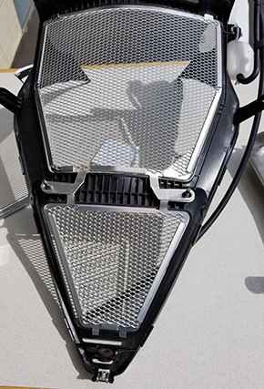 Cox Racing Radiator and Oil Cooler Guards for the Ducati Panigale V4 / S / Speciale Cox Racing Radiator and Oil Cooler Guards for the Ducati Panigale V4 / S / Speciale
